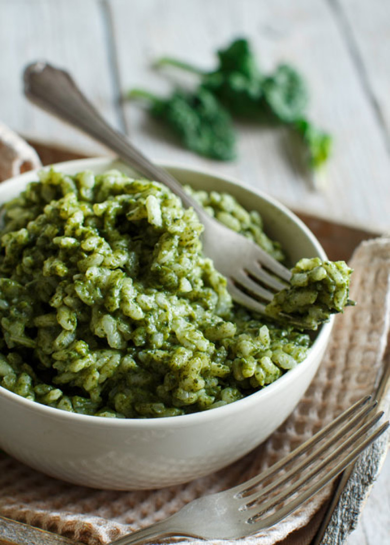 Spanakorizo (Arroz griego con espinacas)