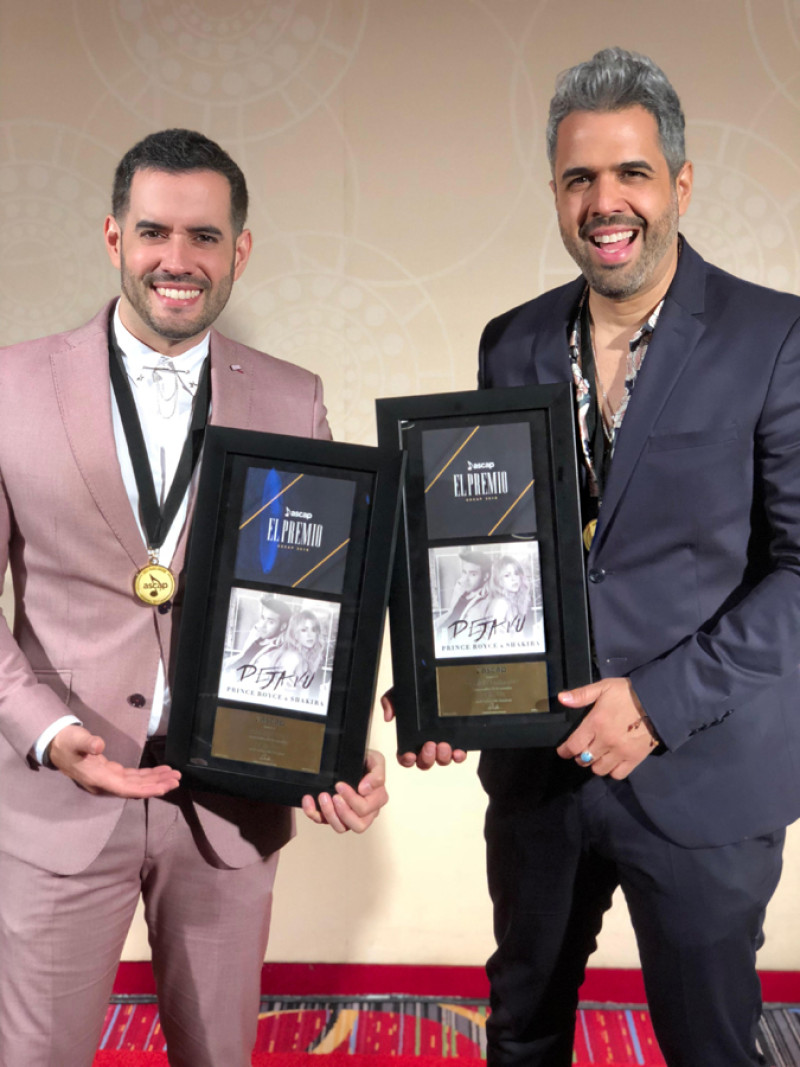 Manny Cruz y Daniel SantaCruz recibieron premios ASCAP.