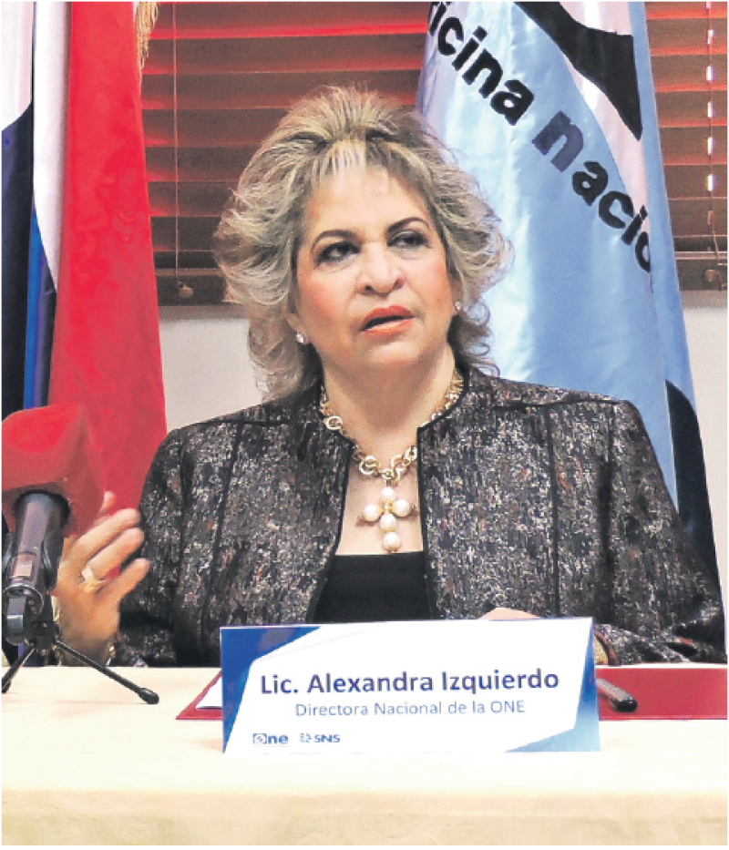 Funcionaria. Alexandra Izquierdo, directora Nacional de Estadísticas.