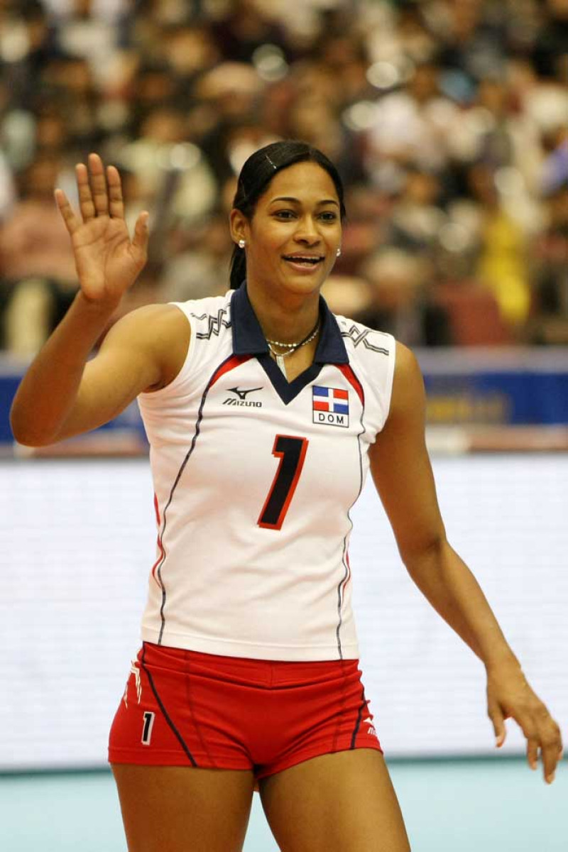 Annerys Vargas Valdez, decana de la selección nacional, y recientemente electa Voleibolista del Año 2017 por la ACD.