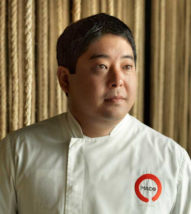 Micha
Visitante. Mitsuharu Tsumura, nombre de pila de este chef catalogado por críticos de arte culinario como uno de los 10 mejores del mundo.