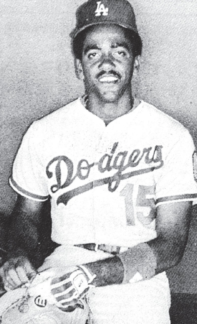 Gilberto, en la época en que era un súbdito en las sucursales de los Dodgers.