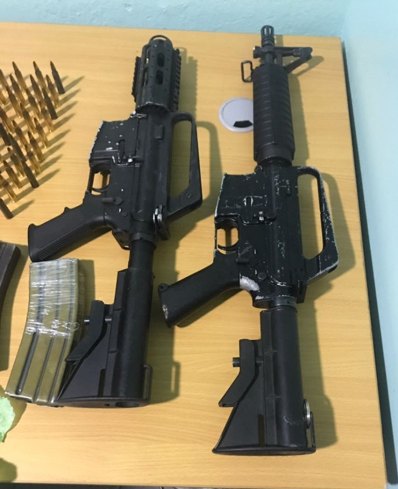 Armas ocupadas por la Policía