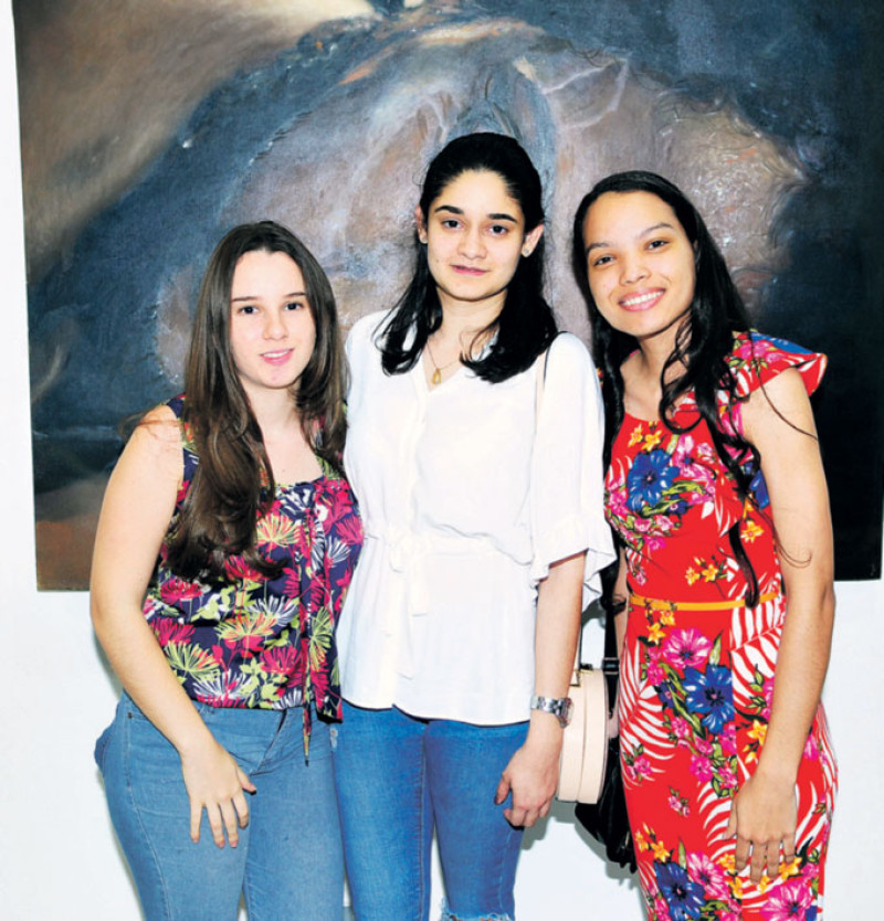 Amelia Pepén, Yamileth Ortíz y Anabel Fernández.