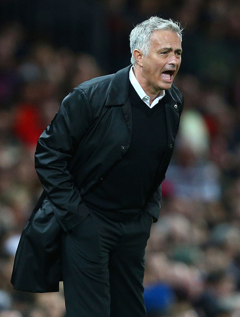 José Mourinho es el director del Man United.