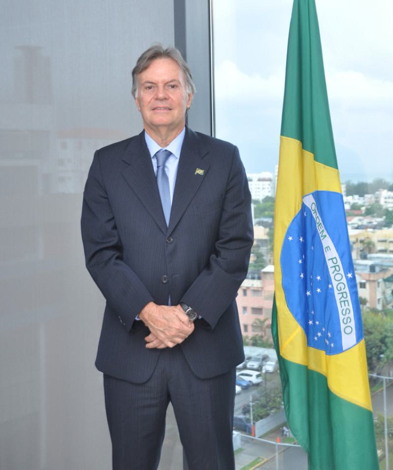 Clemente Baena Soares. Embajador de Brasil en República Dominicana.