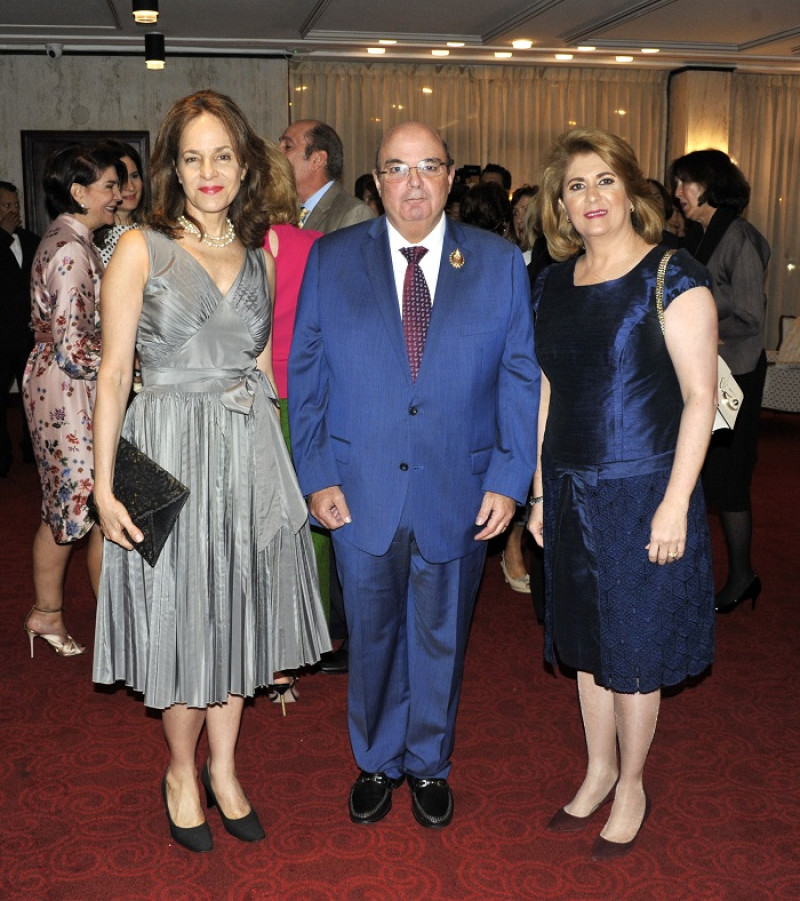 Belinda Podestá, Braulio Brache y Elizabeth Ricart de Brache.