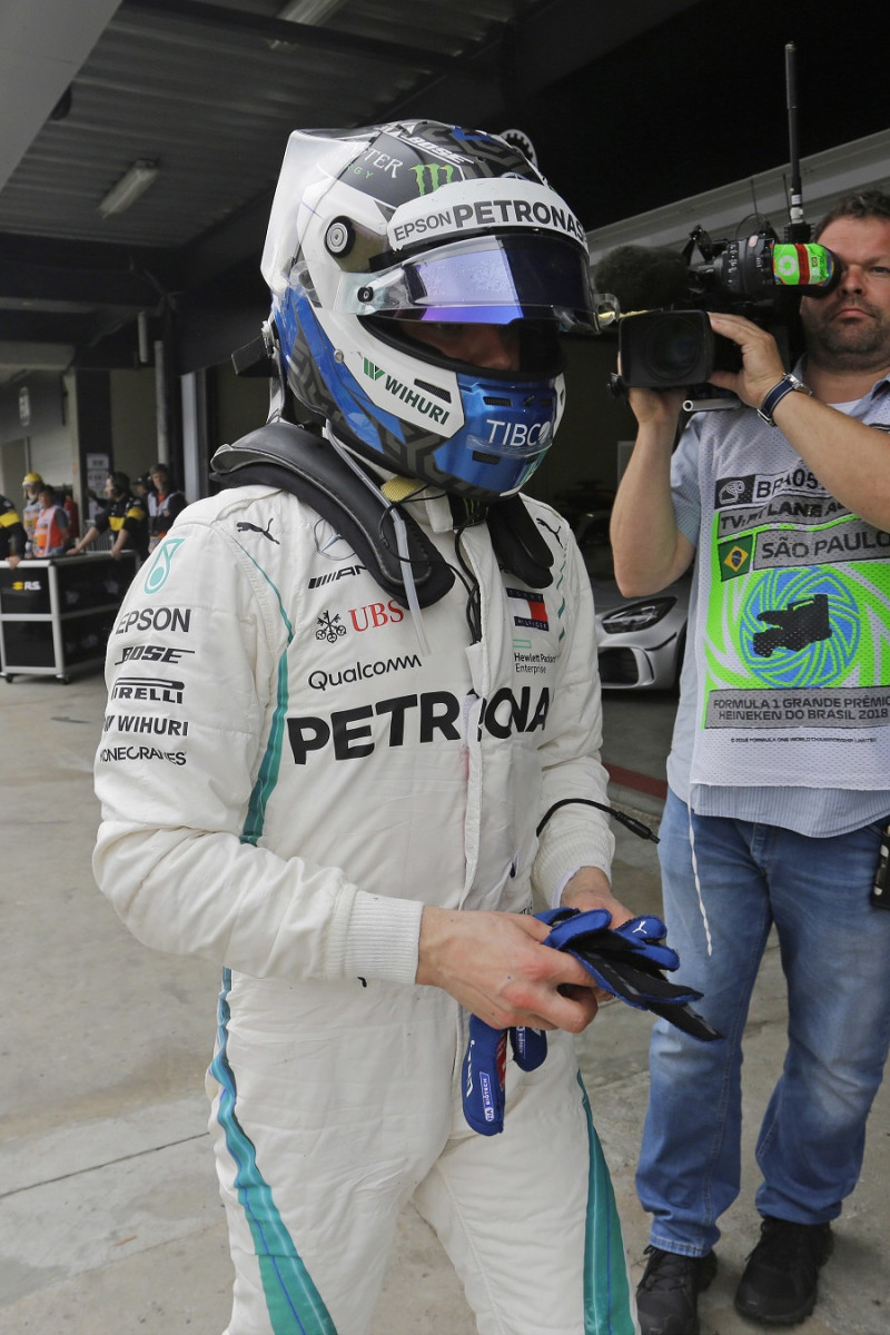 Valtteri Bottas, de la escudería Mercedes, terminó la tarde con el acelerador al máximo.