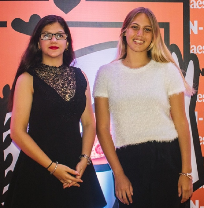 Gina Núñez y Pamela Valverde.