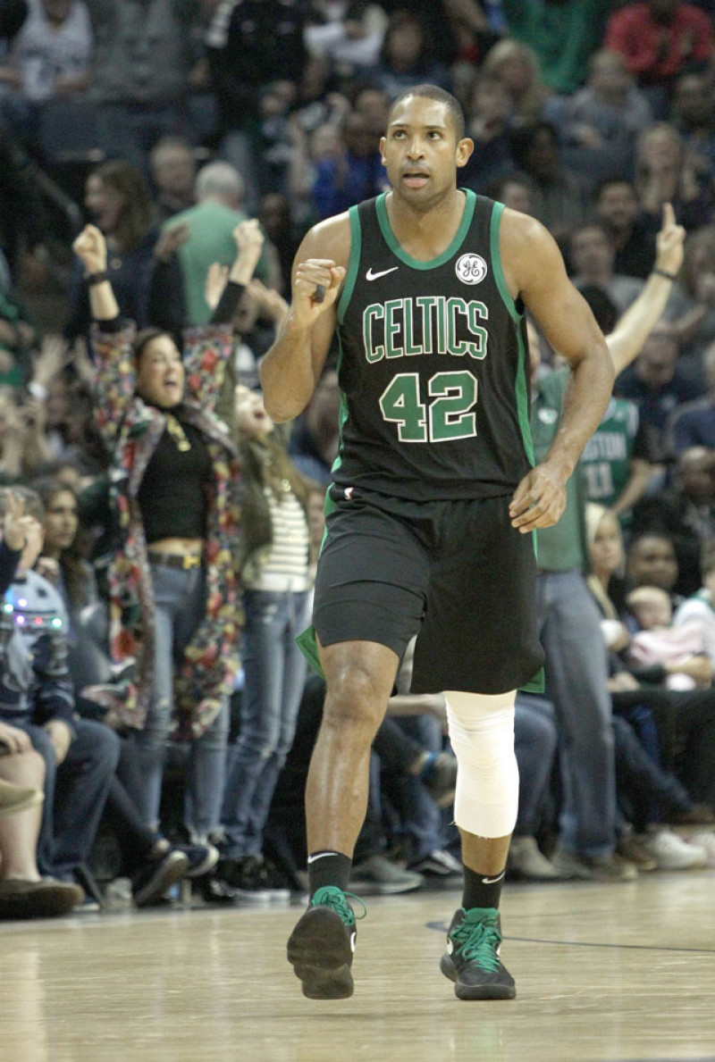 Al Horford, de los Celtics de Boston, reacciona durante el partido del pasado sábado frente a los Grizzlies de Memphis.