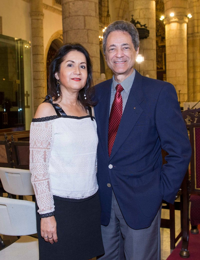 Diana Martínez y Federico Abreu.