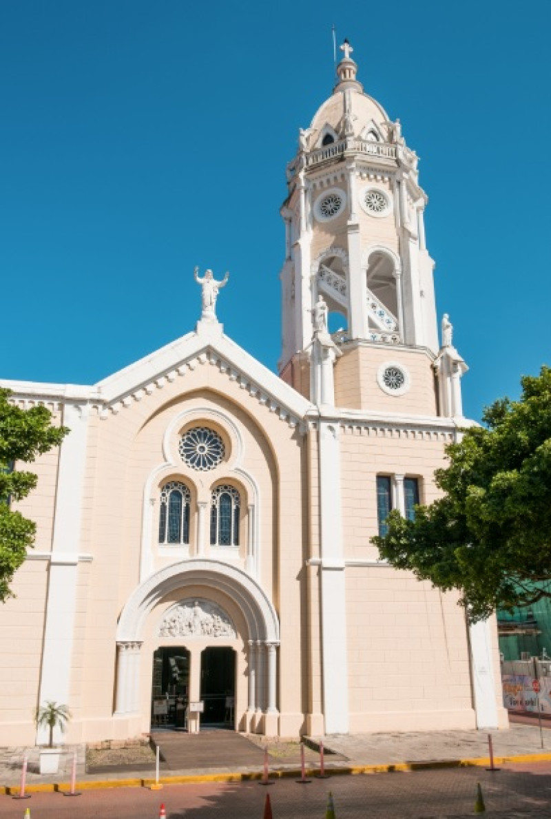 Iglesia San Francisco de Asís, en la ciudad de Panamá. ©Istock/LD