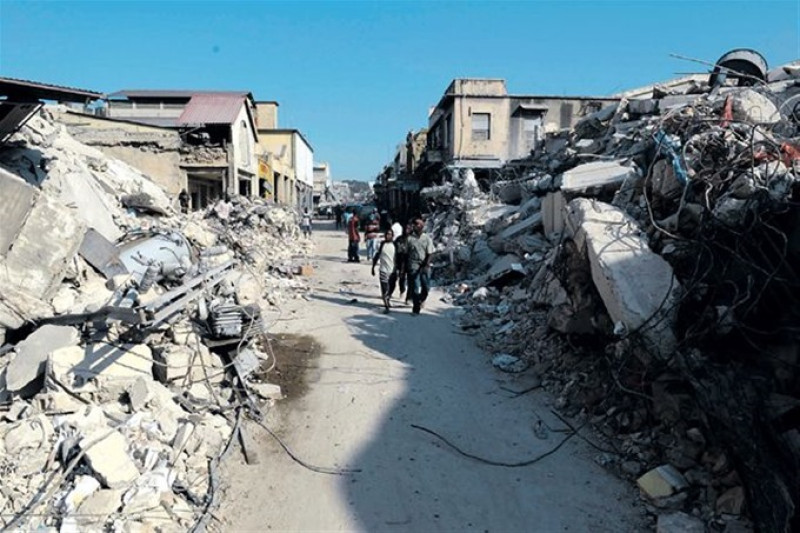 Foto de archivo del terremoto de Haití