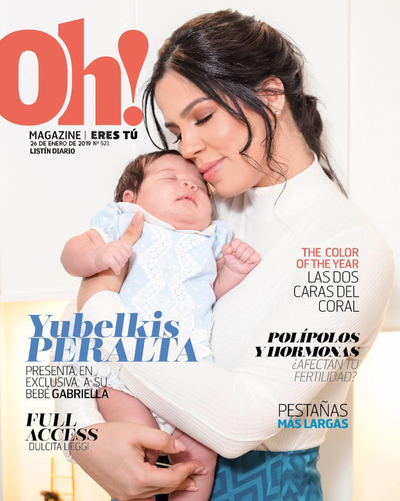 La imagen de Yubelkis Peralta y su primogénita Gabriella publicada por la revista Oh Magazine. (Foto de Robert Vásquez).