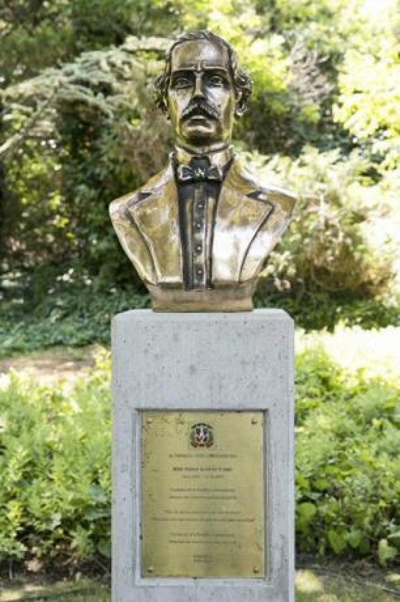 Busto de Juan Pablo Duarte en Viena, Austria.