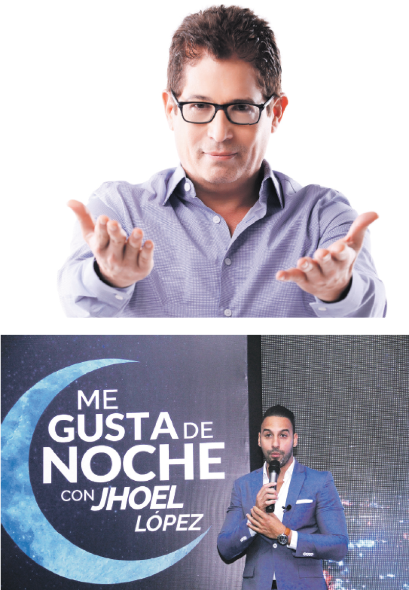 Comunicadores. Iván Ruiz (arriba) y Jhoel López (abajo) "se atrincheraron" como figuras puntuales de la TV local.