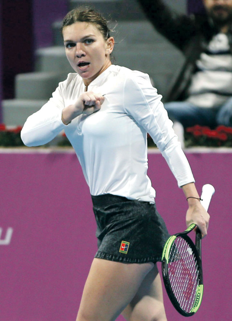Confiada. Simona Halep, tercera WTA, apela a sus condiciones físicas, especialmente a sus piernas, para capturar el título de Doha.
