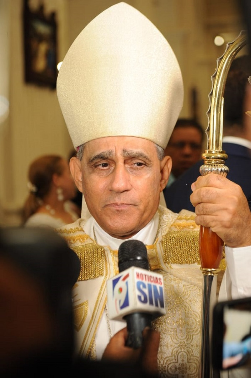Monseñor Freddy Antonio Bretón. Crédito Alberto Liranzo