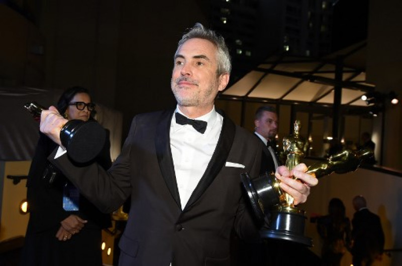 En esta foto de archivo tomada el 24 de febrero de 2019, el ganador del Mejor Director por "Roma" Alfonso Cuarón asiste a la 91ª edición anual de los premios de la Academia Governors Ball en el Hollywood & Highland Center en Hollywood, California, el 24 de febrero de 2019.

Robyn BECK/AFP