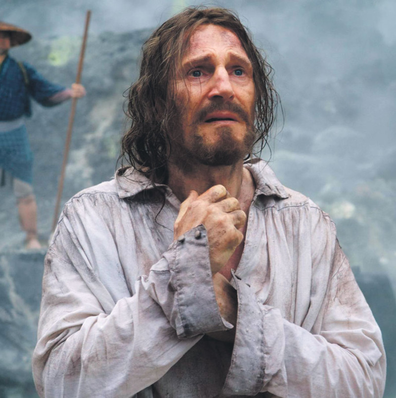 Liam Neeson en un papel estelar en la película “El silencio”. AP