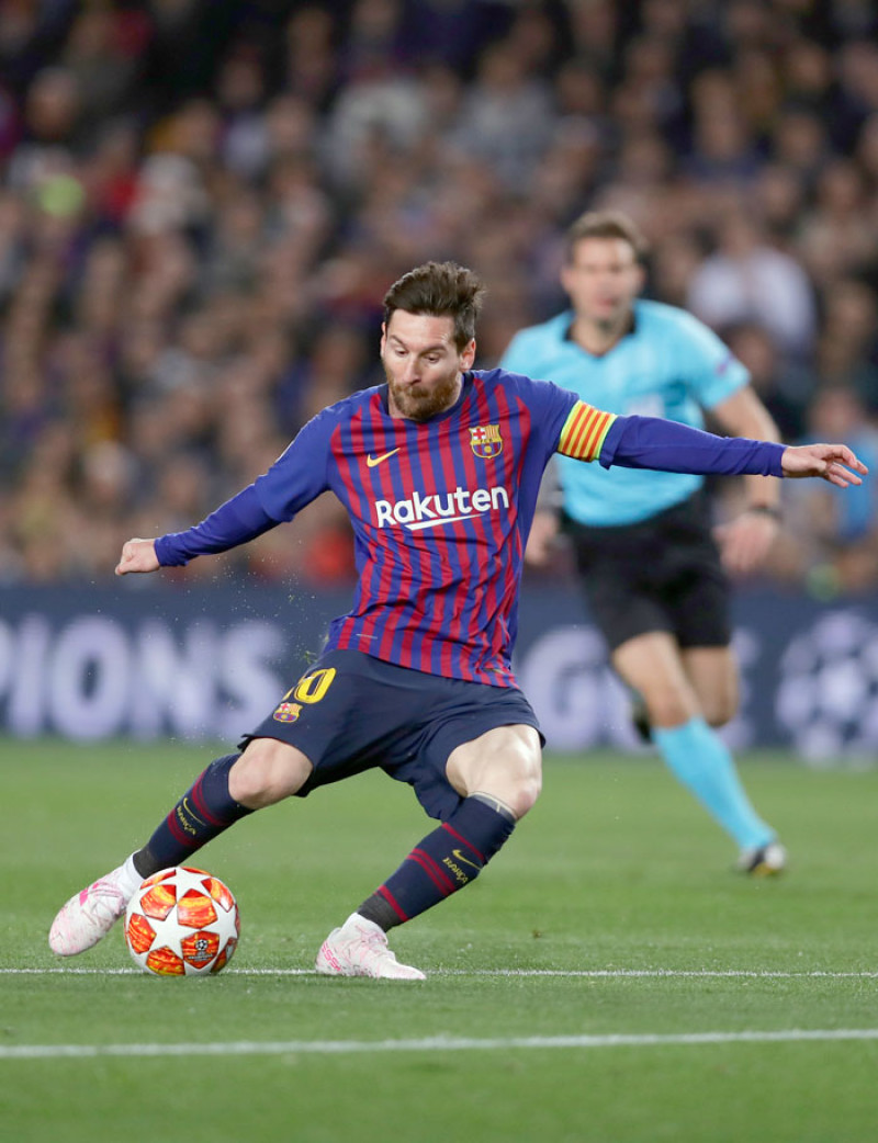 Lionel Messi buscará colocar al Barcelona en la final de la Champions. AP