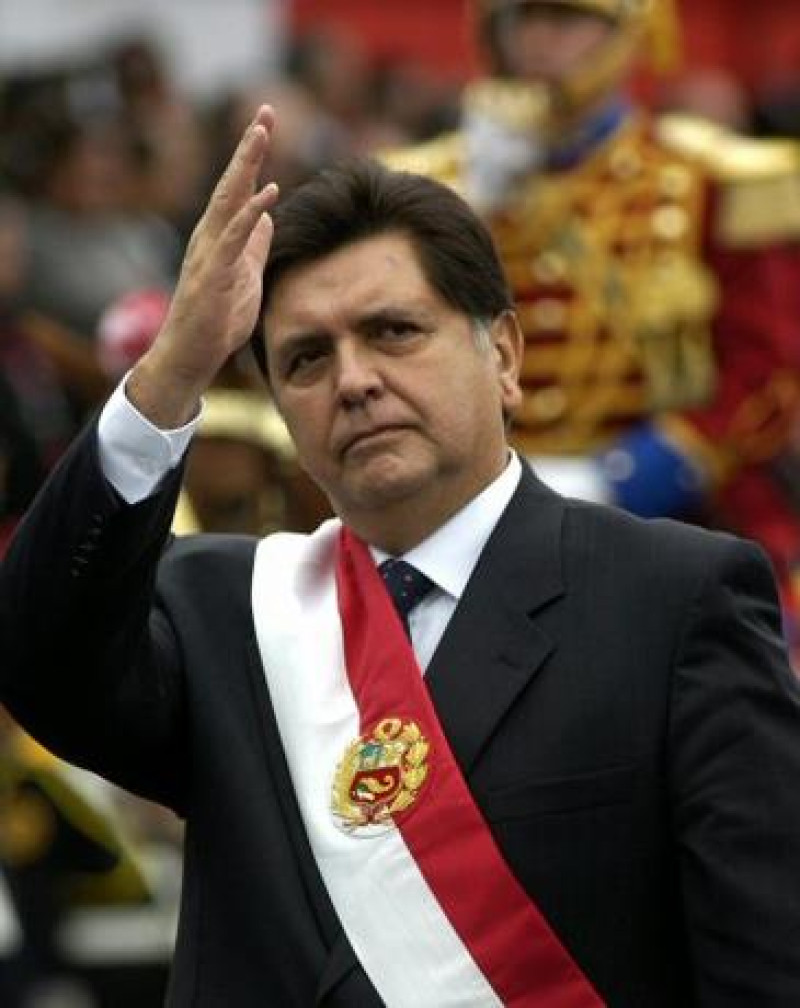 Expresidente del Perú Alán García.