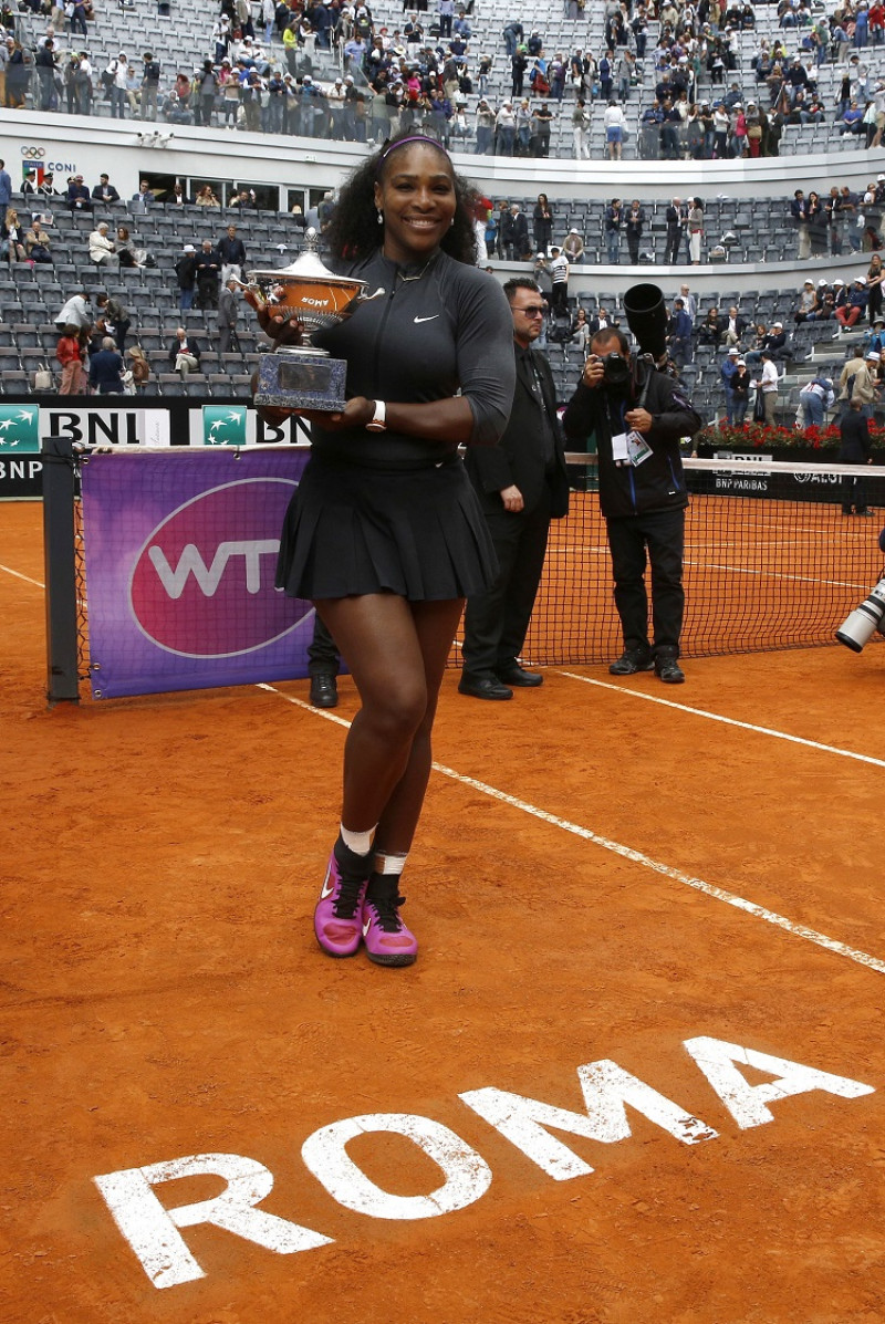 Serena Williams hará su reaparición en una cancha de tenis en el Abierto de Roma.
