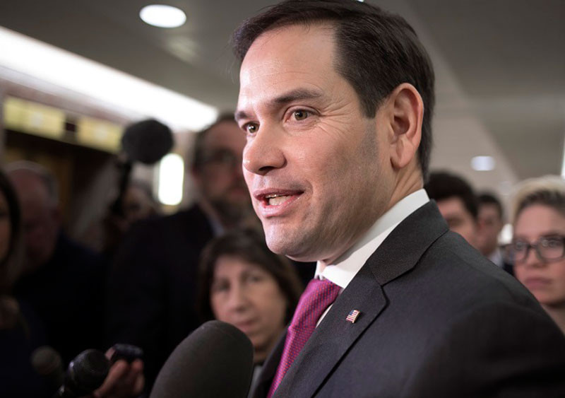 Marco Rubio, senador por el Estado de la Florida, sugirió una grave preocupación.