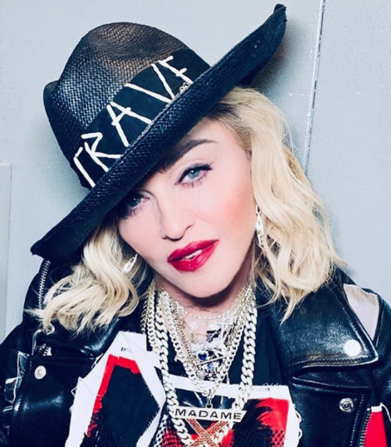 Fotografía del Instagram de la cantante Madonna.