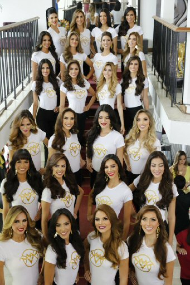 Participantes en el Miss Venezuela. Foto: AP.