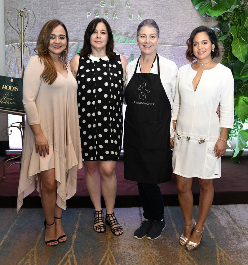 Patricia Hernández, Claudia Bienen, Dana Guttmann y Diana Suriel