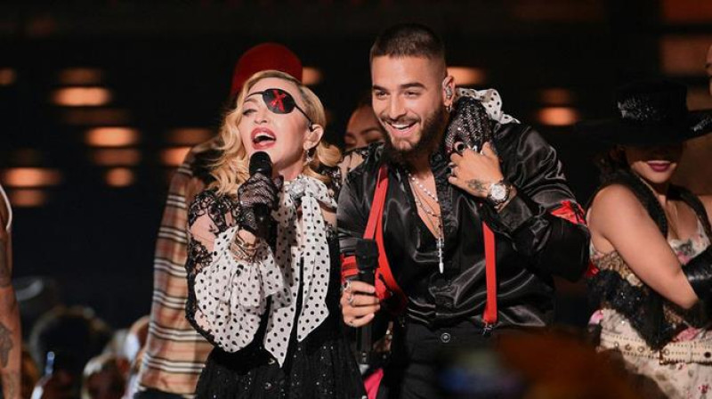 Madonna y Maluma grabaron el tema “Medellín”, aunque no tuvo la acogida esperada.