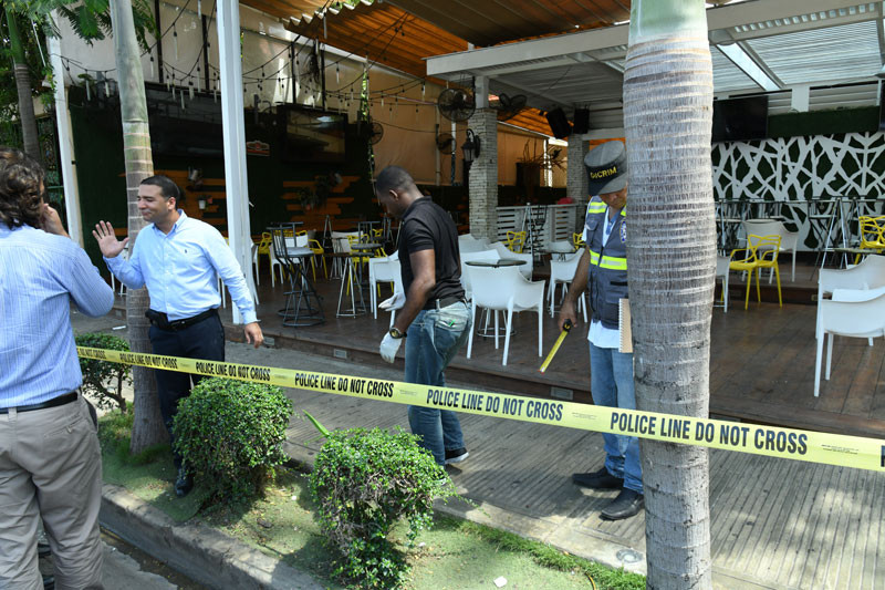 El atentado en que resultó herido de un disparo David Ortiz se produjo en Dial Bar el domingo 9 de este mes. EFE / AFP