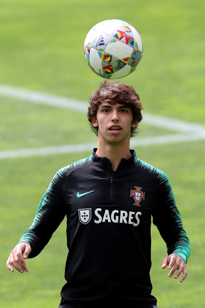 Joao Félix con la selección de Portugal. / Listín