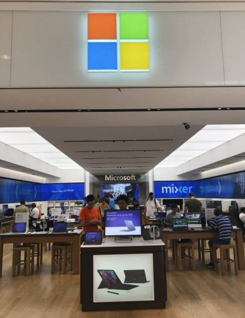 Tienda de Microsoft. / AP