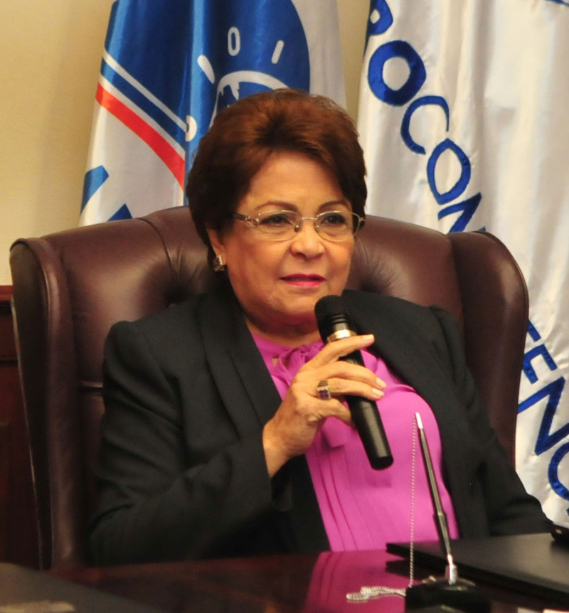 Alejandrina Germán, ministra de Educación Superior.