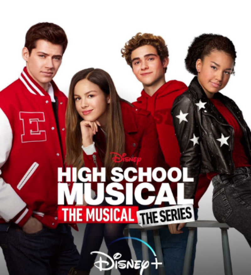 Cartel de la serie de High School Musical de Disney +