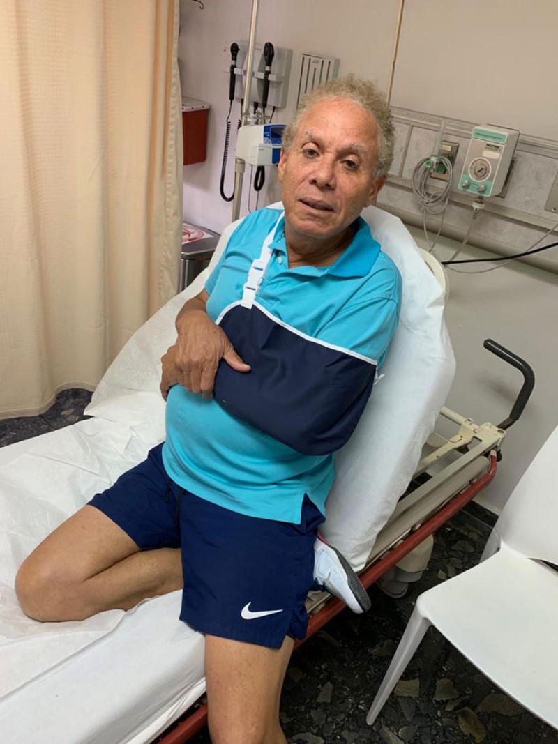 Ángel Rondón se lesiona un hombro jugando tenis. /LD