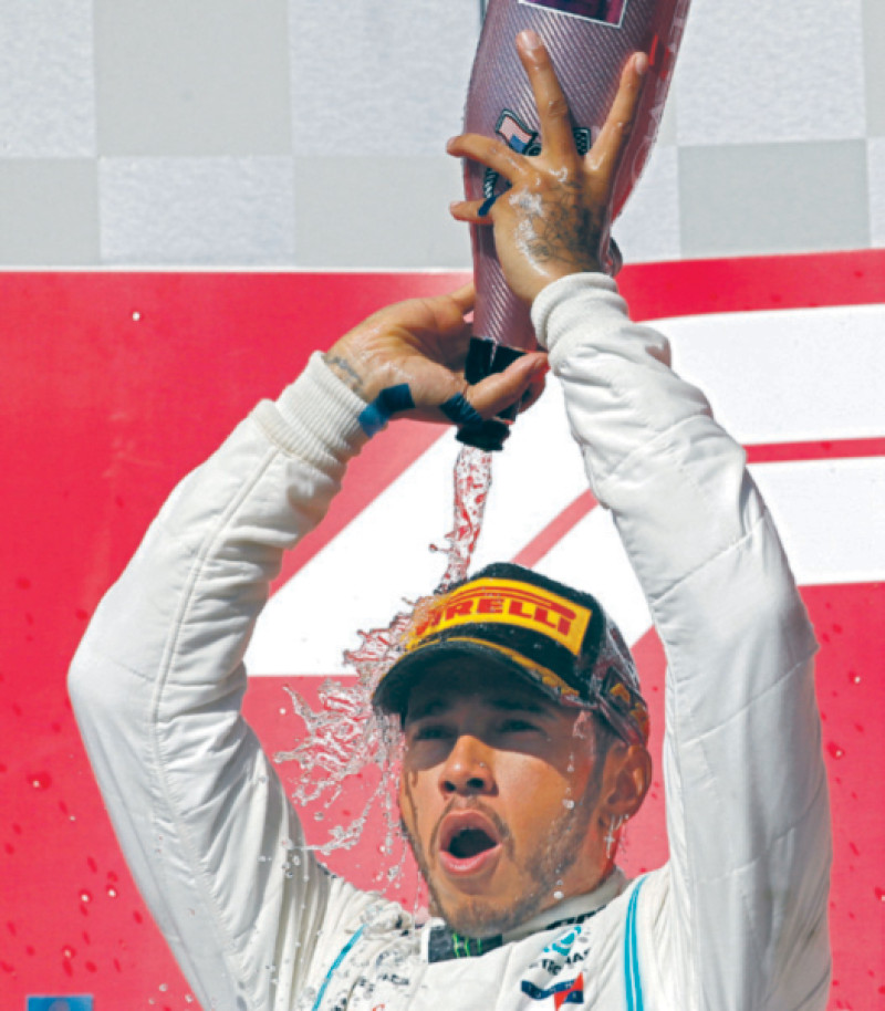 Lewis Hamilton. AP