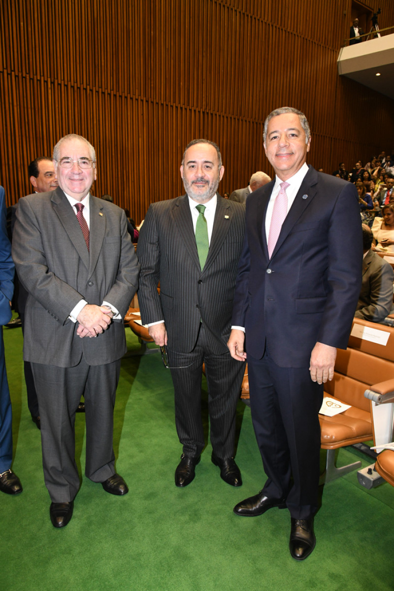 Manuel García Arévalo, Ricardo Rojas y Donald Guerrero.
