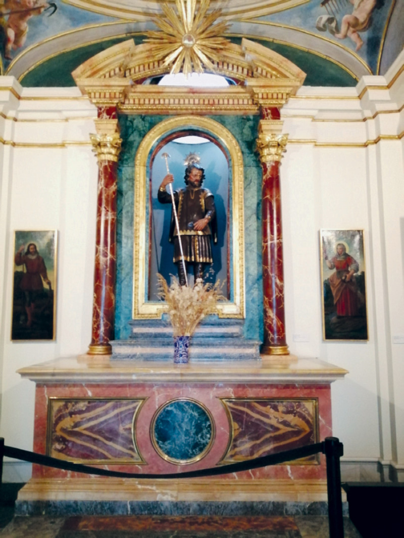 La capilla de San Isidro en el Museo de San Isidro. Carmenchu Brusíloff
