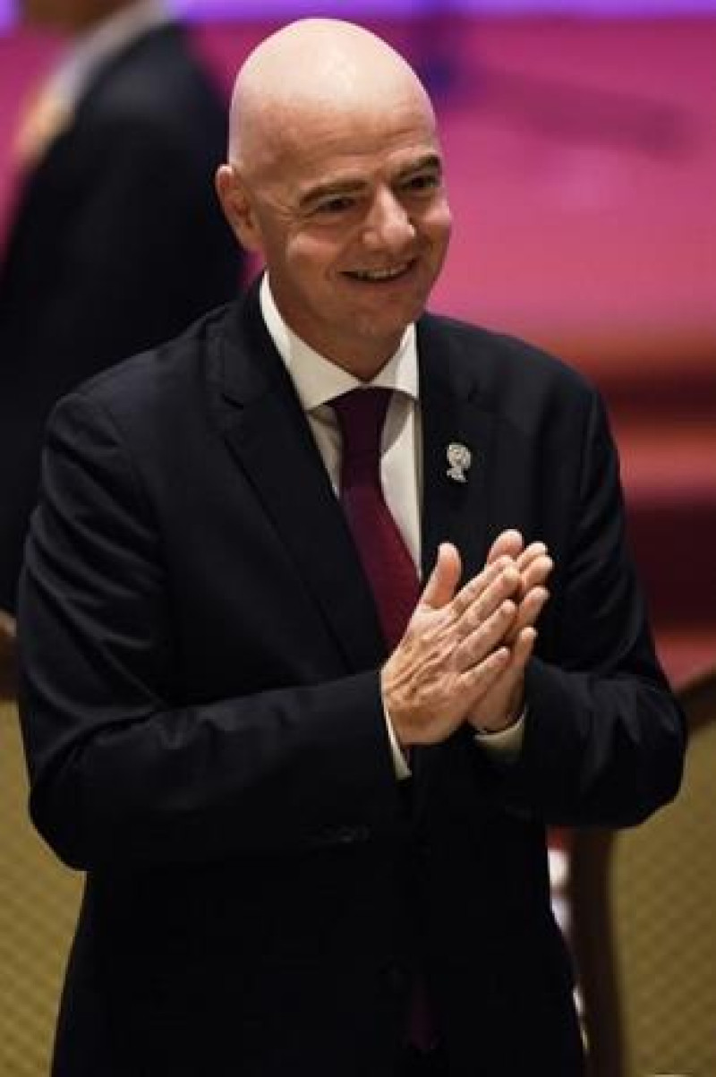 Gianni Infantino, presidente de la FIFA. / Listín