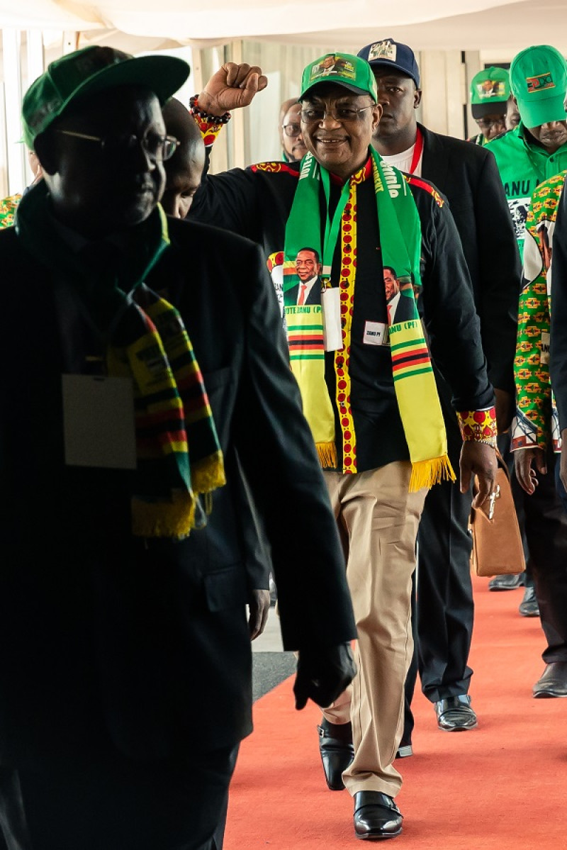Fotografía del vicepresidente de Zimbabue, Constantino Chiwenga. Crédito AFP
