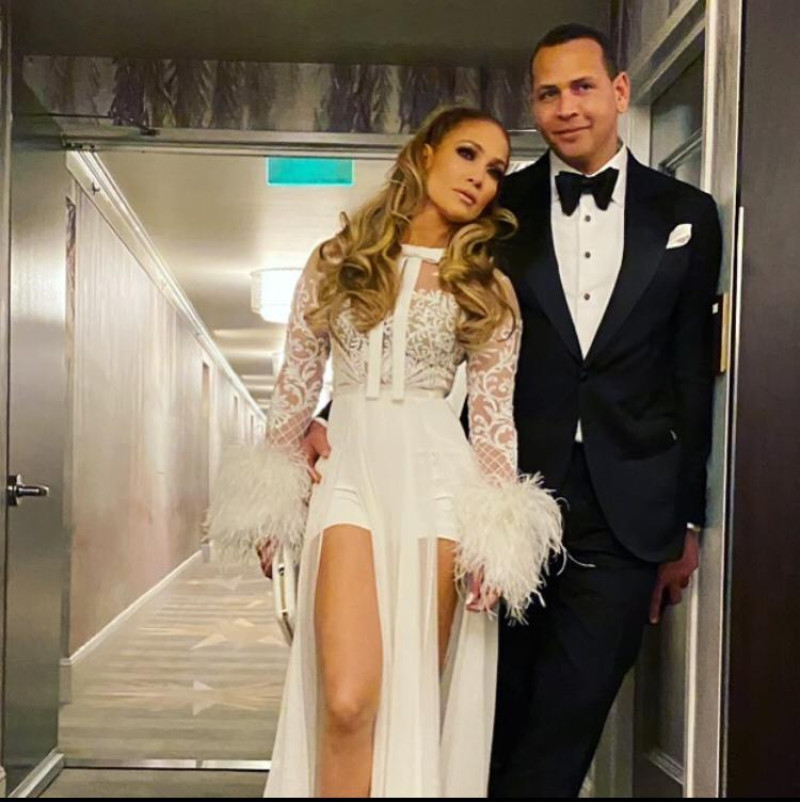 Jennifer López y Alex Rodríguez.Foto: Instagram @Jlo.