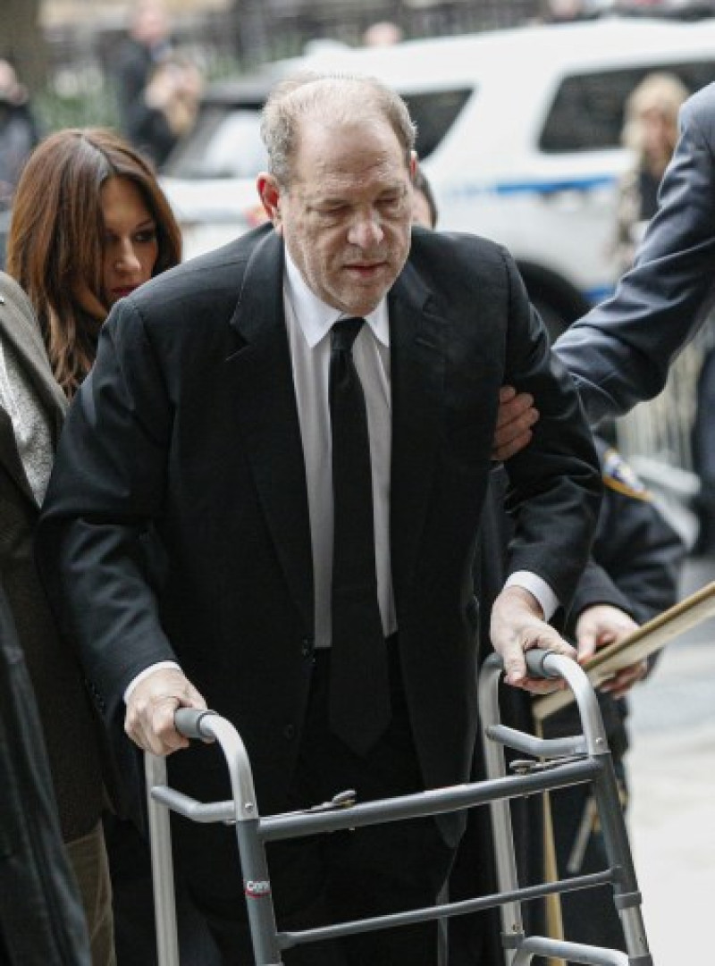 Harvey Weinstein llega a la corte el 6 de enero de 2020 en la ciudad de Nueva York.. Kena Betancur/AFP.
