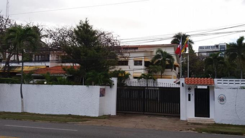 Embajada Venezuela en República Dominicana. Foto: Archivo Listín Diario.