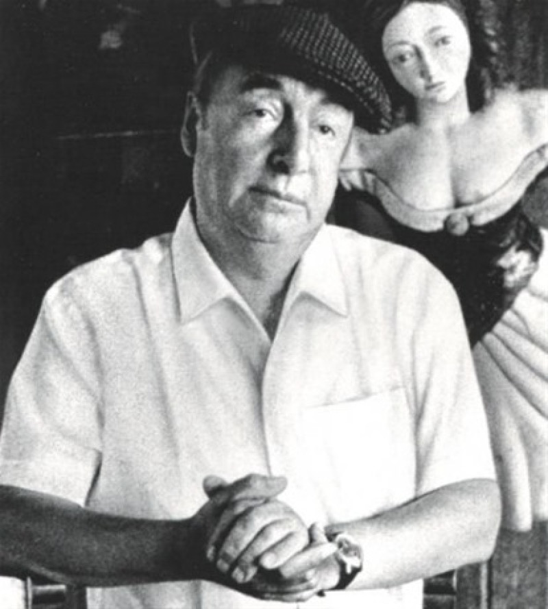 Foto de archivo LISTÍN DIARIO del poeta chileno Pablo Neruda.