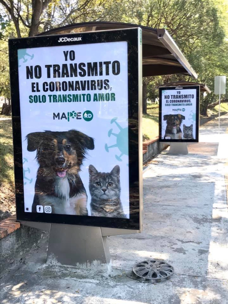 La campaña visual del portal ha sido las más exitosas en el fomento de la protección animal. MapeRD