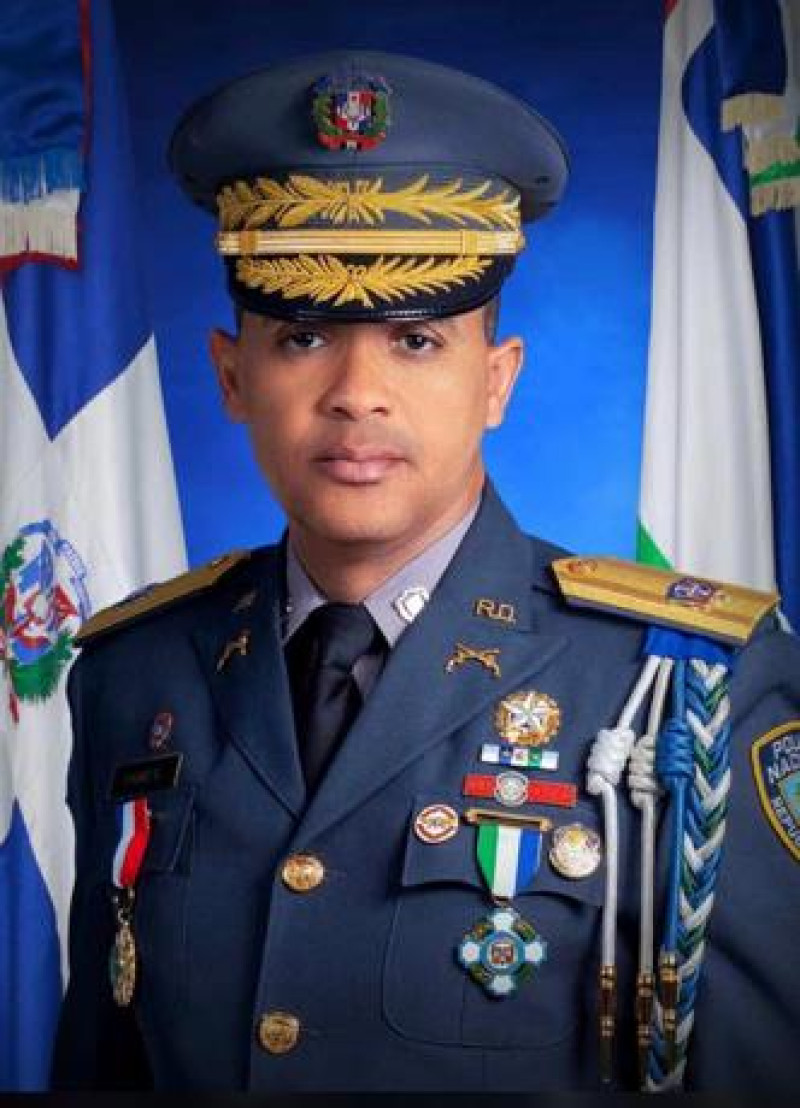 El mayor general de la Policía Nacional, Edward Sánchez González/ LISTÍN DIARIO