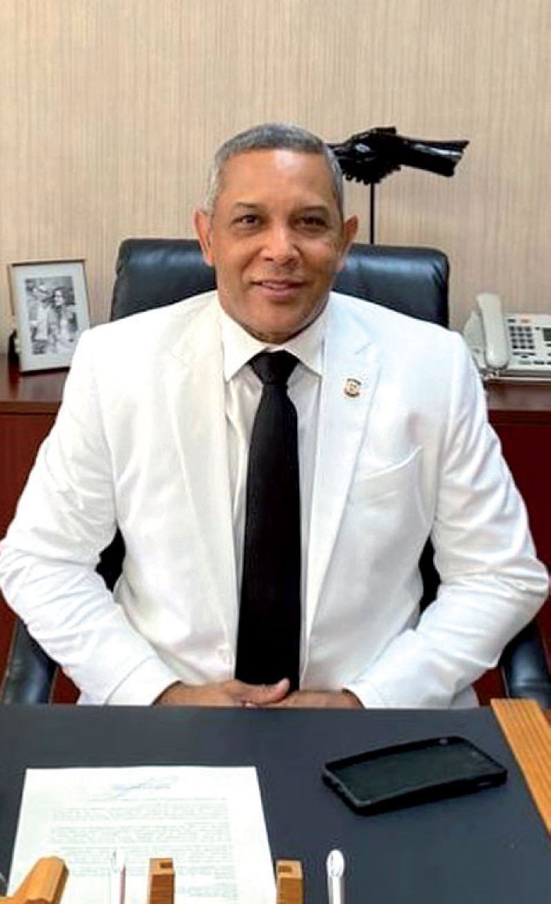 Franklin Romero, senador de la provincia Duarte.